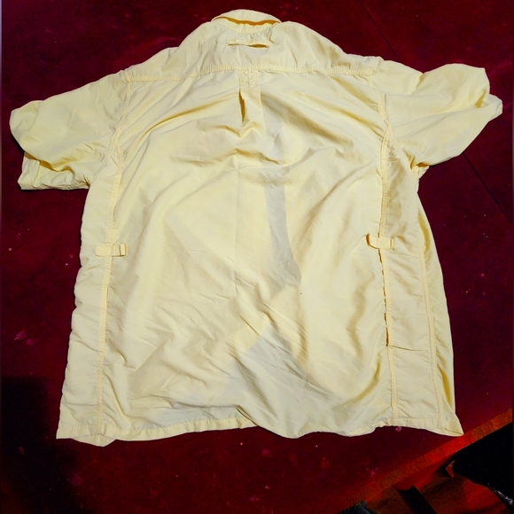 Exofficio Men's L loose fit Yellow Vented Outdoor Fishing Hiking Camping Shirt - Picture 6 of 11